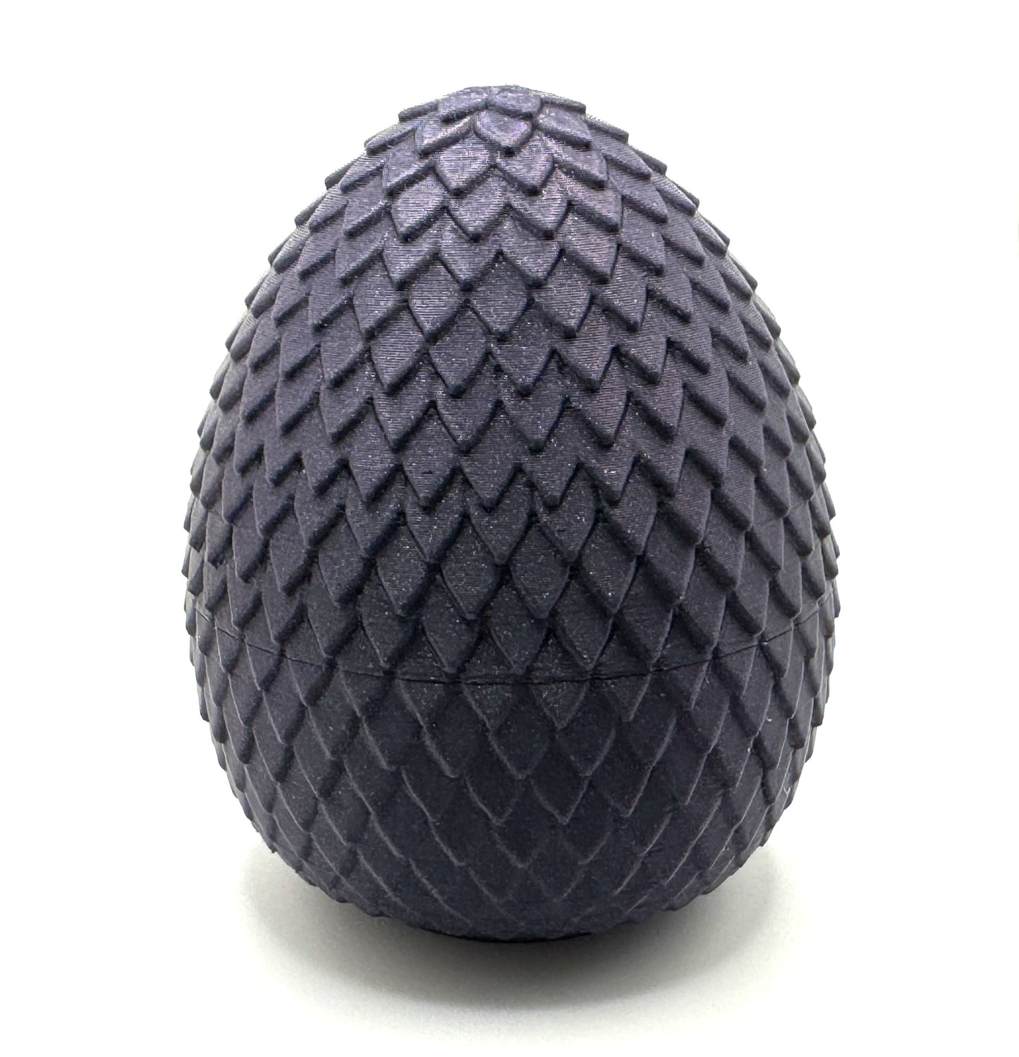 Mystical Black Dragon Egg with Guardian Dragon Sculpture - 3d printed in USA