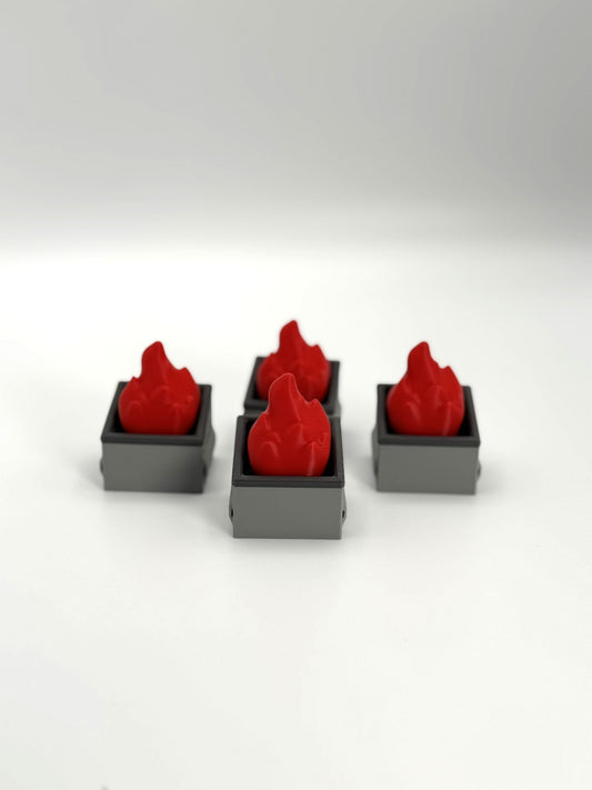 Dumpster Fire Clicker Fidget Toy – Stress Relief Desk Toy