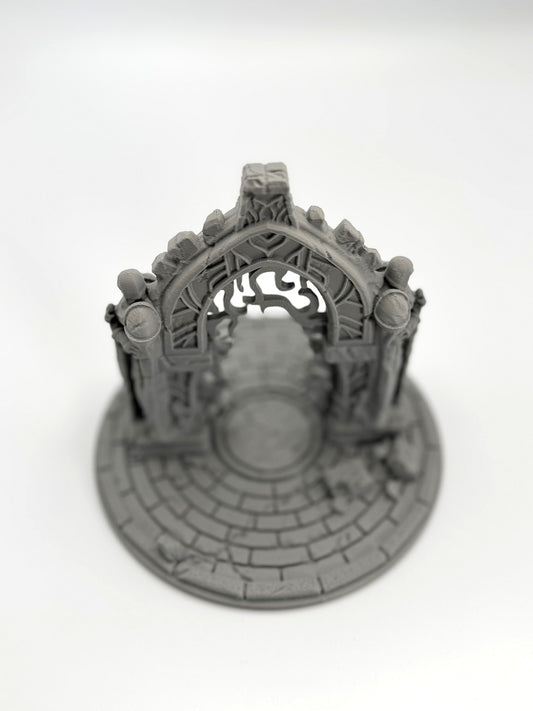 Ancient Portal Miniature Terrain for Tabletop Gaming, D&D, RPG, Fantasy