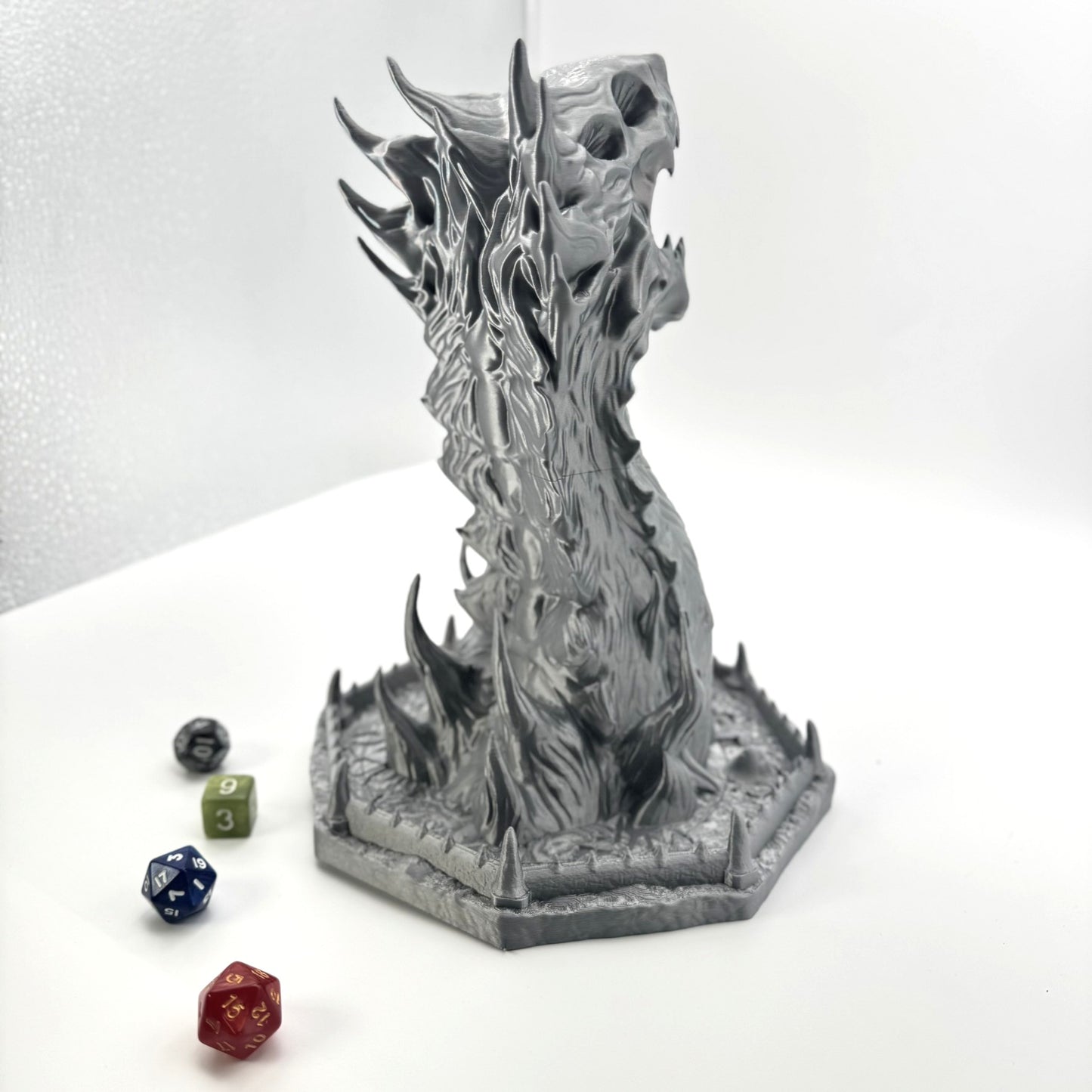 Dragon Dice Rolling Tower for DnD & Tabletop Games – Fantasy RPG Accessory