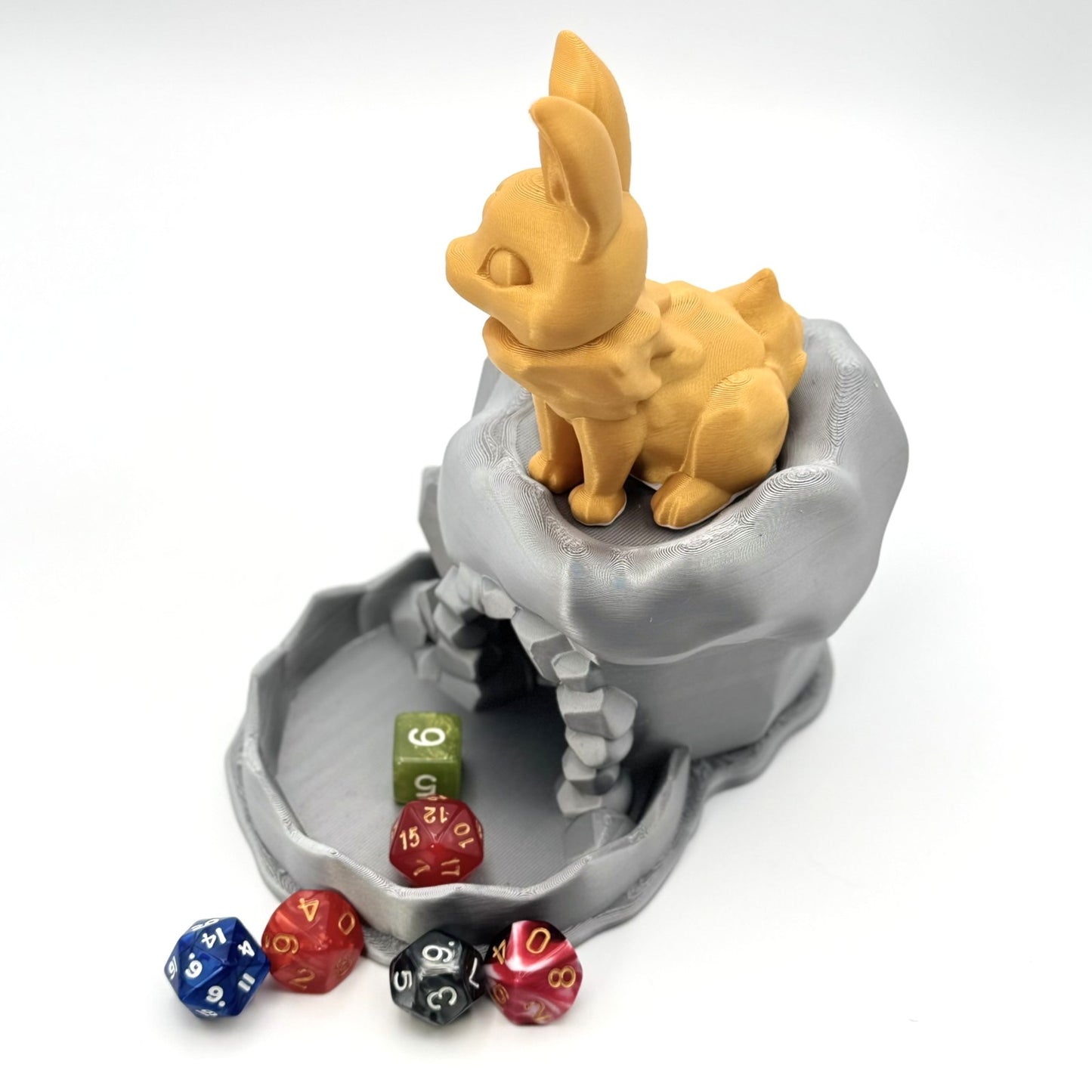Mystical Rabbit Dice Tower Roller – Fantasy Tabletop RPG Dice Accessory Gift