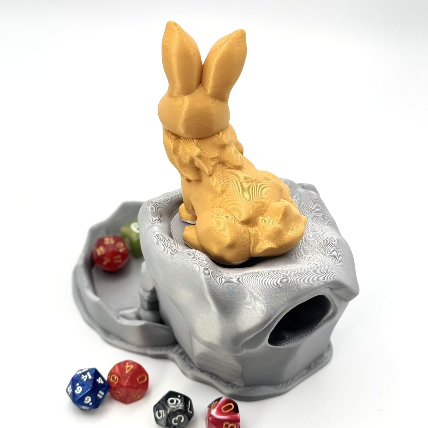 Mystical Rabbit Dice Tower Roller – Fantasy Tabletop RPG Dice Accessory Gift