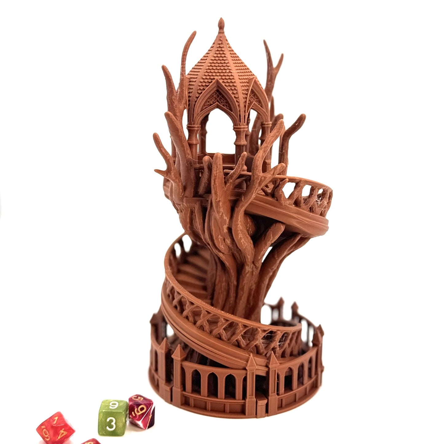 Sylven Treehouse Dice Tower – Fantasy RPG Tabletop Gaming Accessory Unique Gift