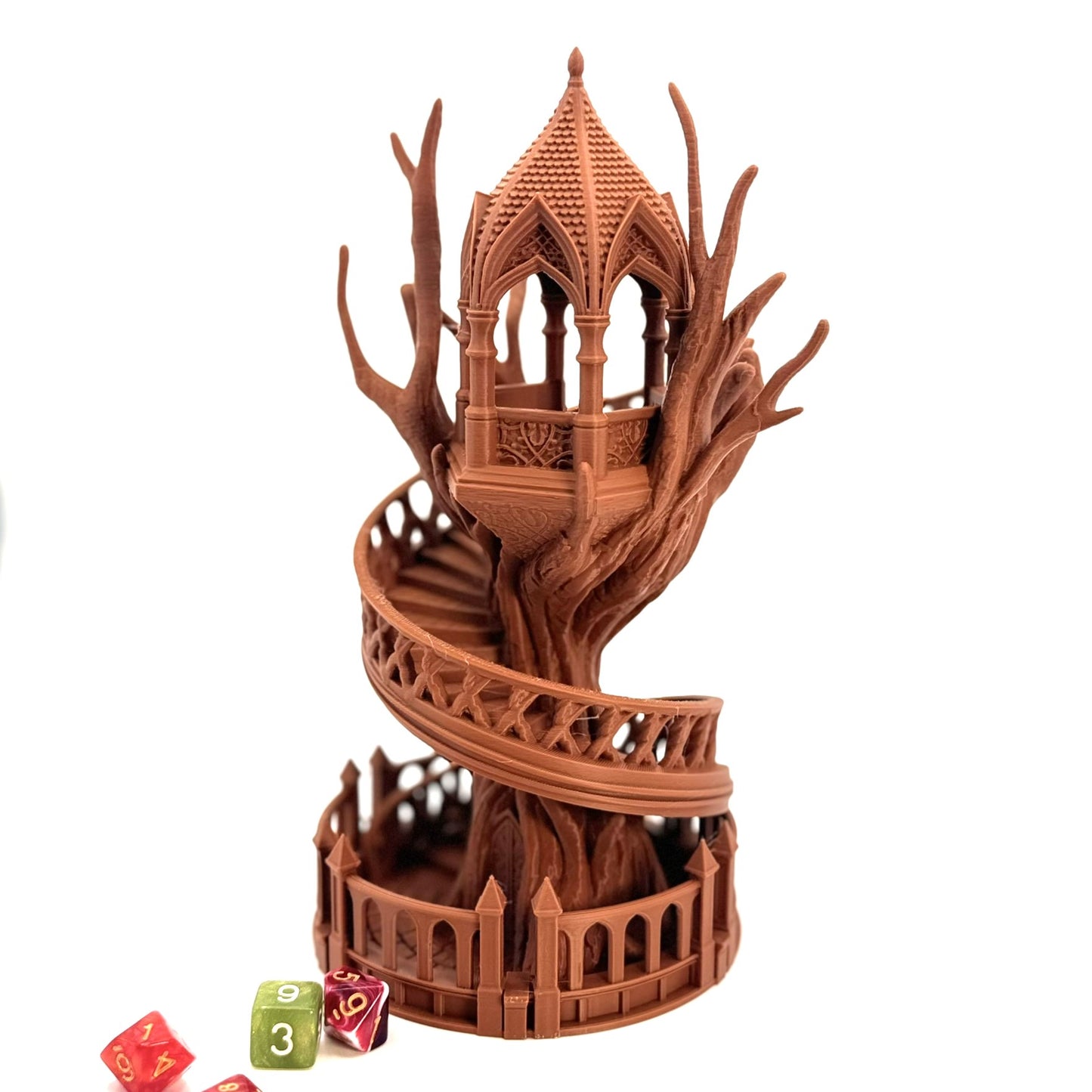 Sylven Treehouse Dice Tower – Fantasy RPG Tabletop Gaming Accessory Unique Gift