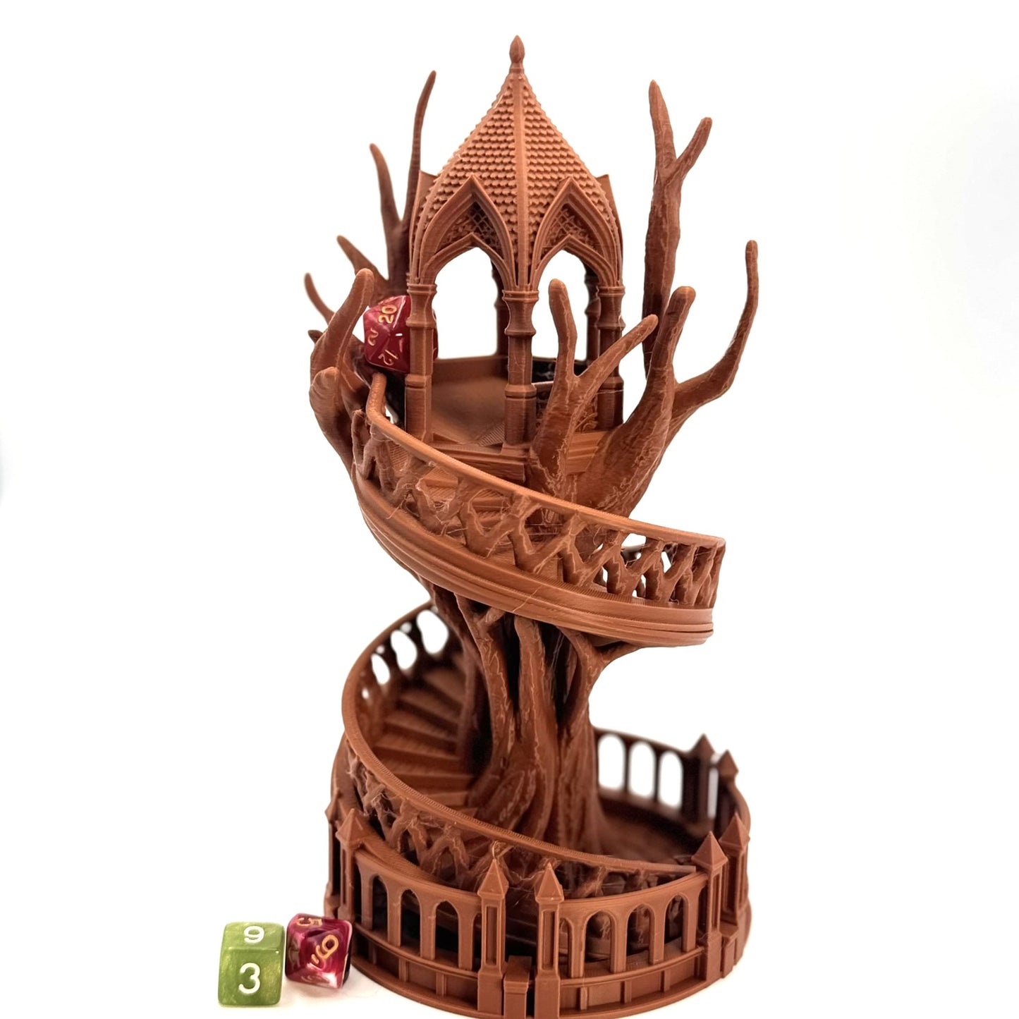 Sylven Treehouse Dice Tower – Fantasy RPG Tabletop Gaming Accessory Unique Gift