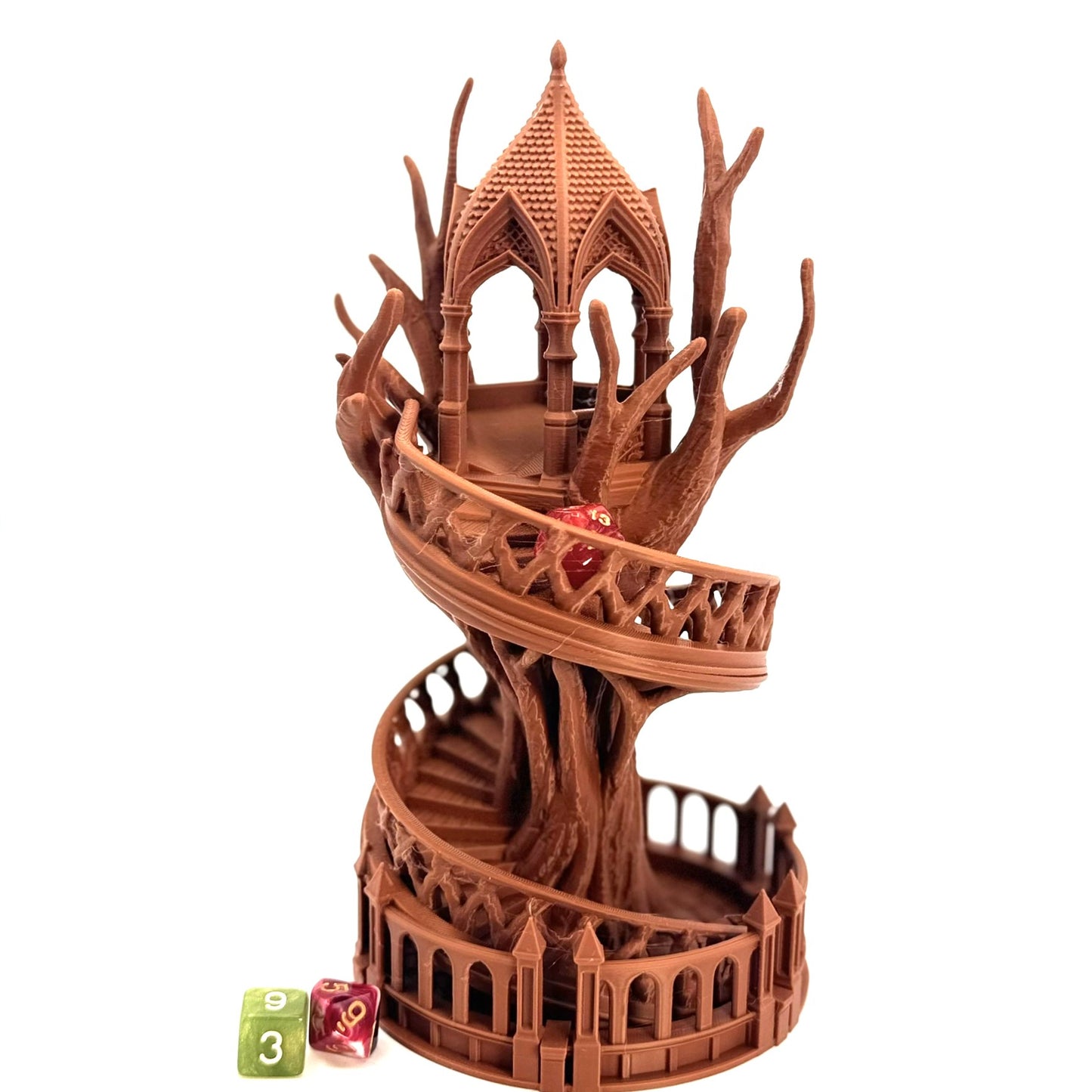 Sylven Treehouse Dice Tower – Fantasy RPG Tabletop Gaming Accessory Unique Gift