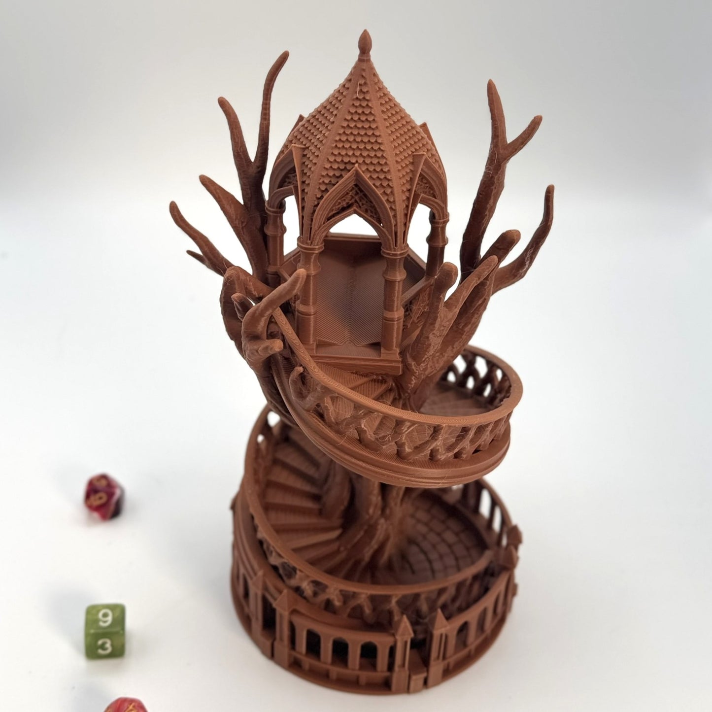 Sylven Treehouse Dice Tower – Fantasy RPG Tabletop Gaming Accessory Unique Gift