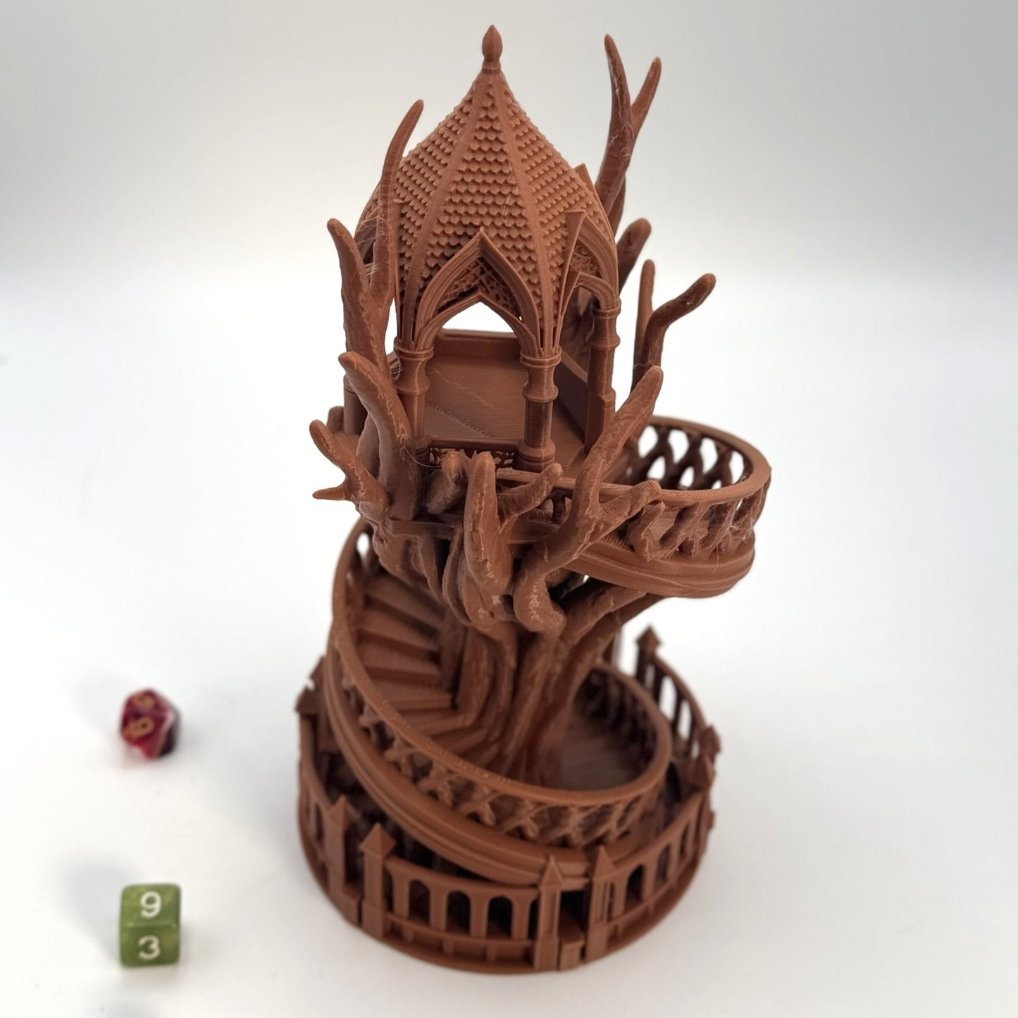Sylven Treehouse Dice Tower – Fantasy RPG Tabletop Gaming Accessory Unique Gift