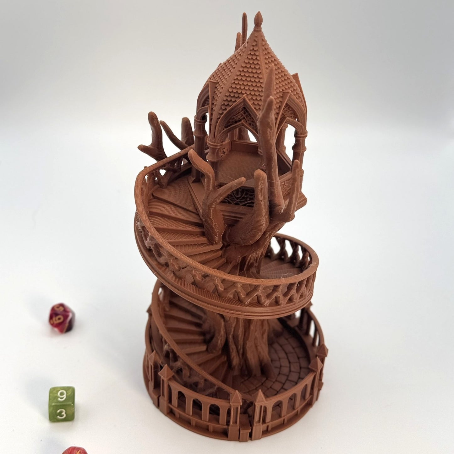 Sylven Treehouse Dice Tower – Fantasy RPG Tabletop Gaming Accessory Unique Gift