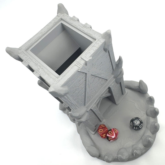 Goblin Themed Dice Tower for D&D, TTRPG, Tabletop Game Accessories