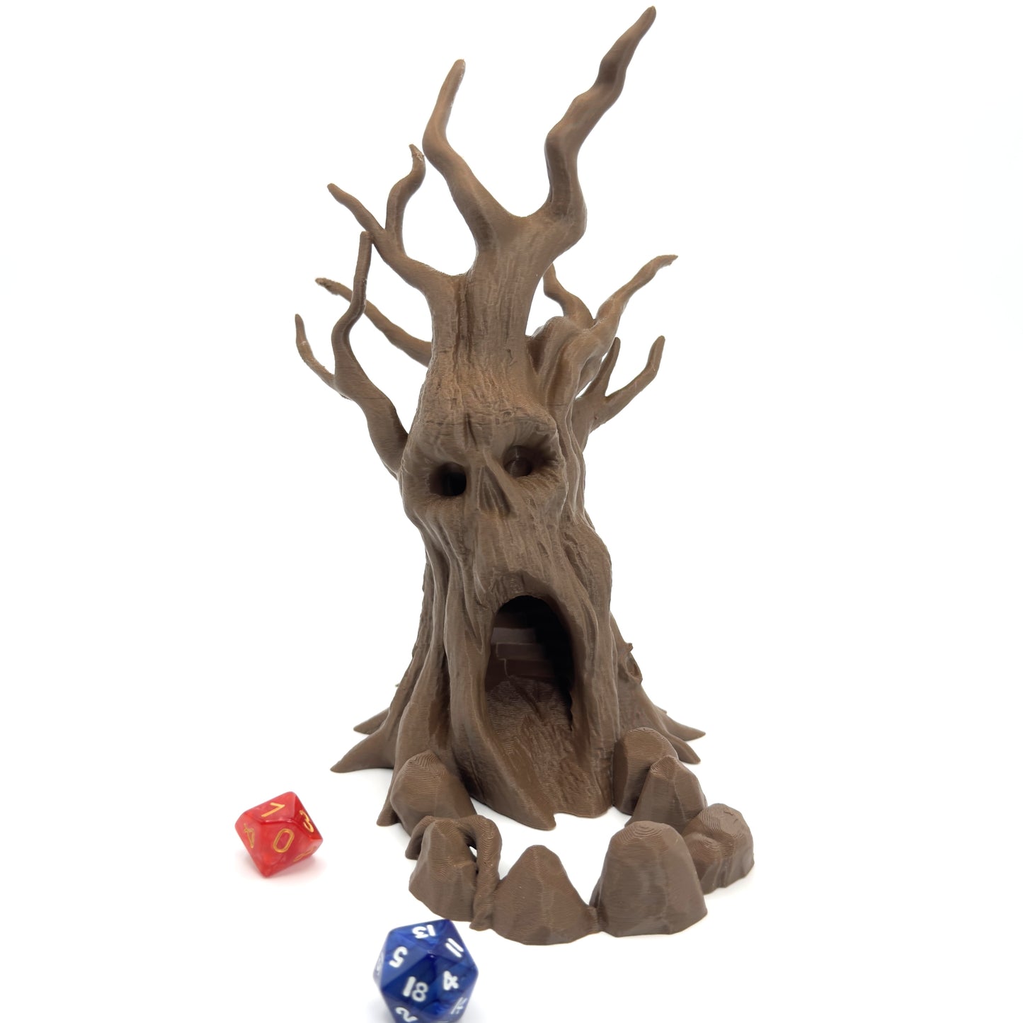 Haunted Hollow Gothic Tree Dice Tower | Spooky Tabletop RPG & Board Game Accessory