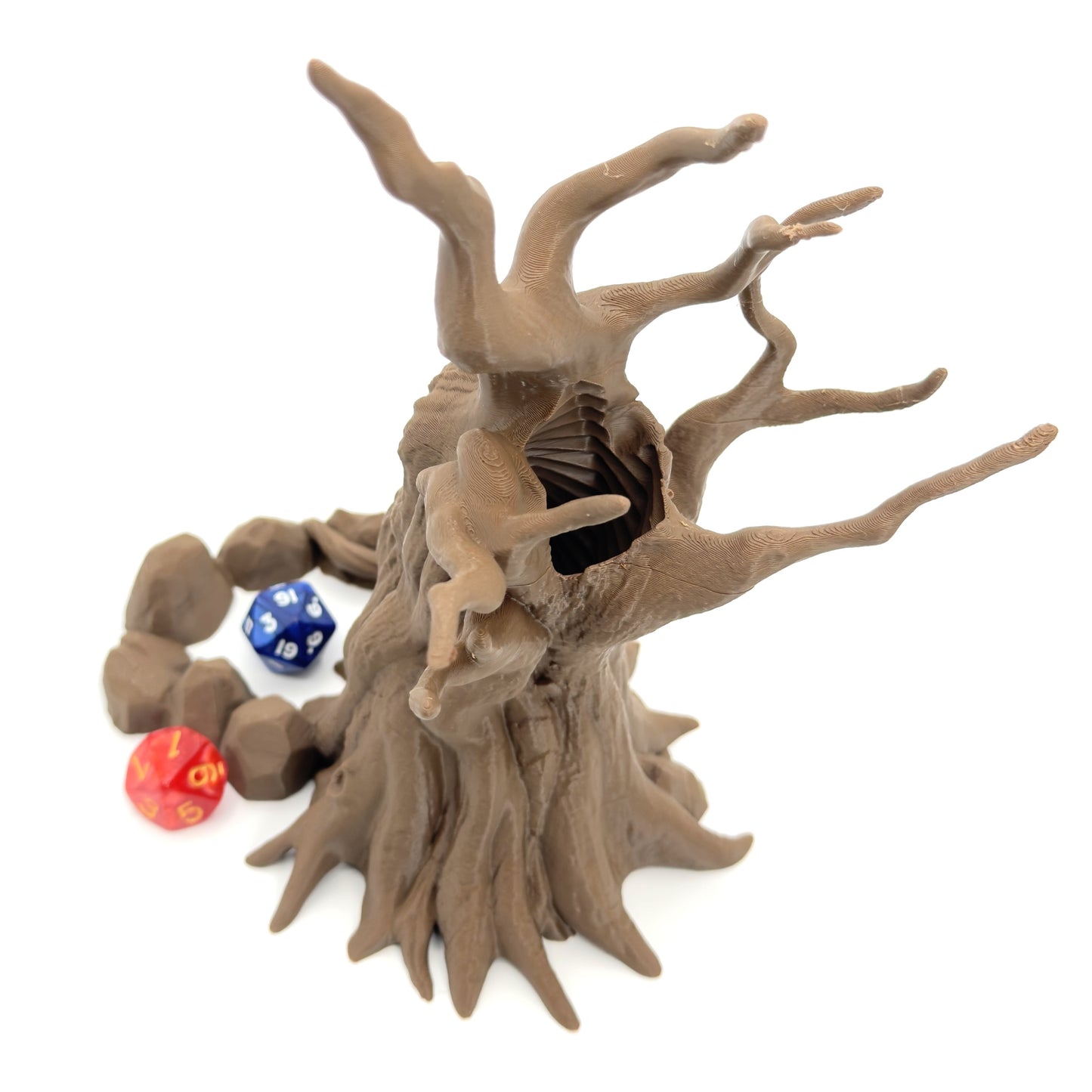 Haunted Hollow Gothic Tree Dice Tower | Spooky Tabletop RPG & Board Game Accessory
