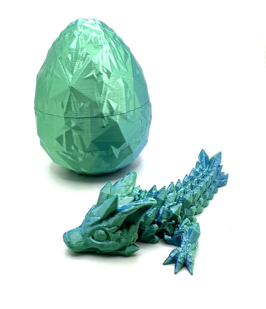 Mythical Genesis: Dragon Egg & Hatchling Set - Fidget toy - Office Toy - Movable