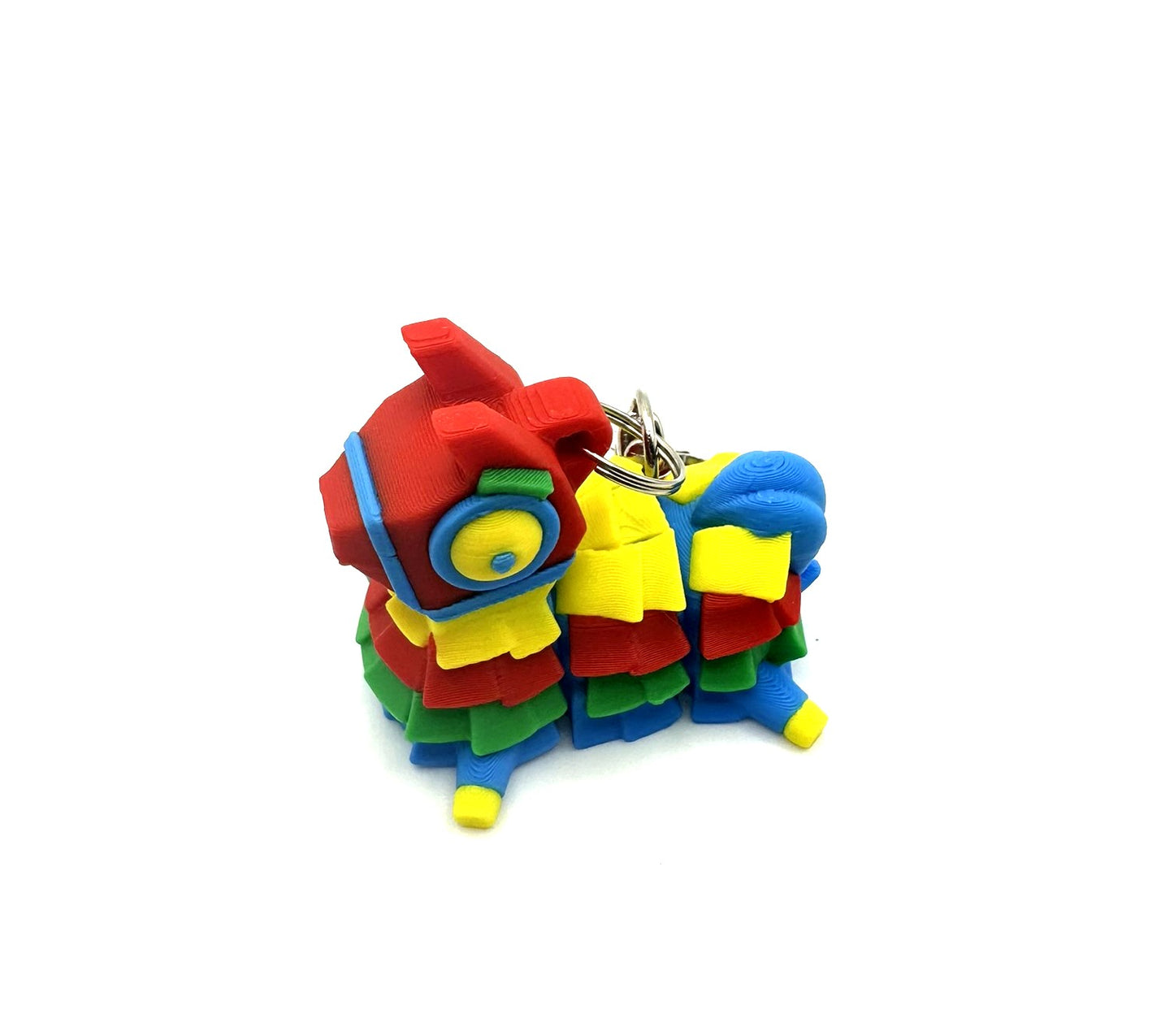 Pinata Figurine Keychain - Cinco de Mayo - Mini Figure - Llama