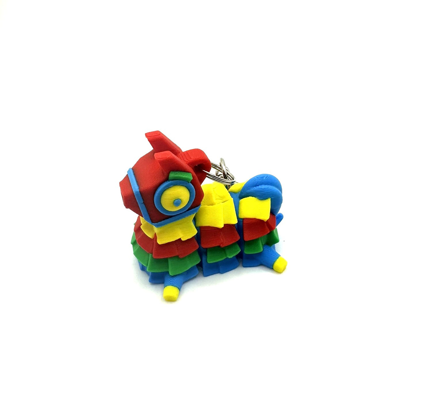 Pinata Figurine Keychain - Cinco de Mayo - Mini Figure - Llama