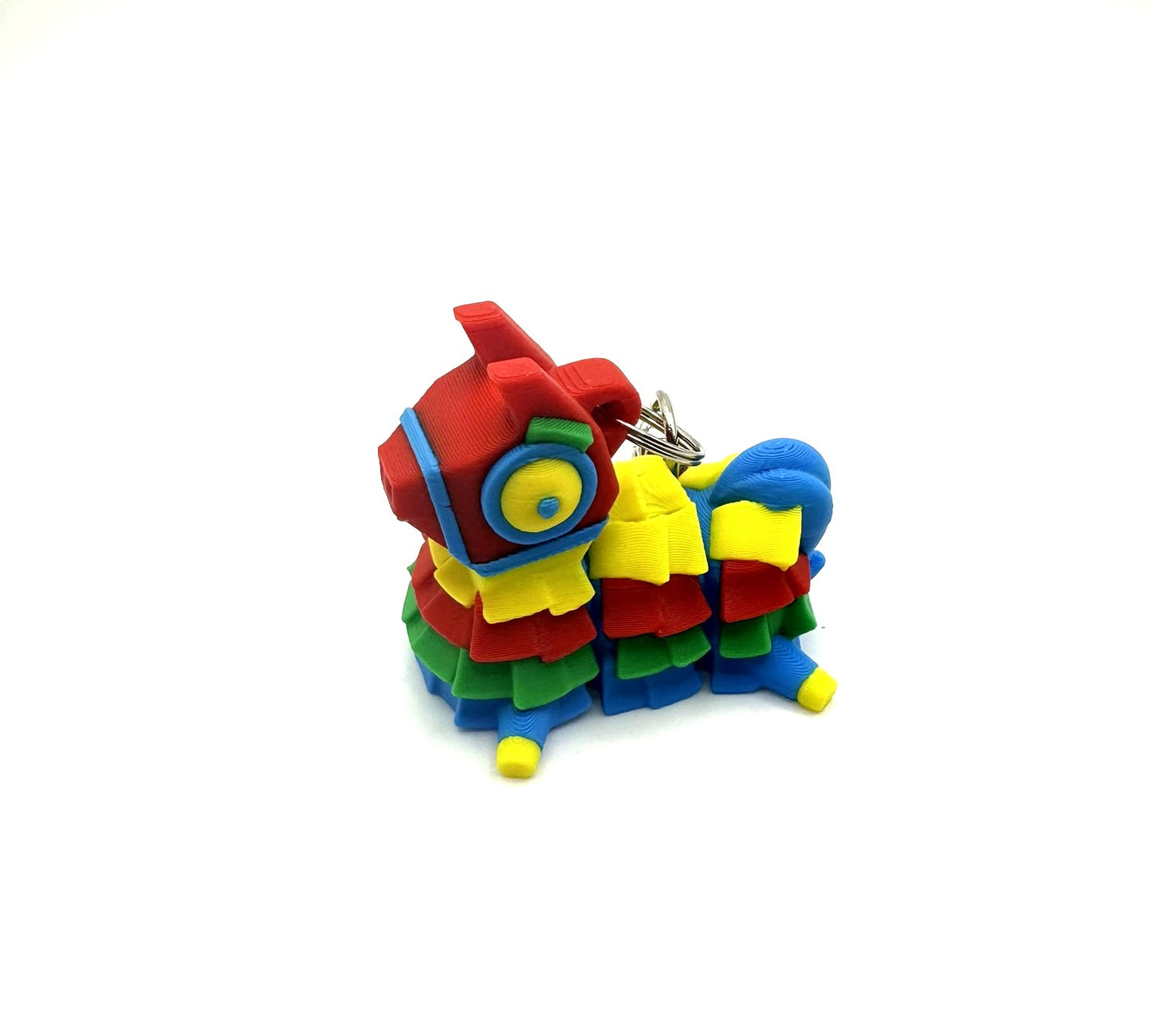 Pinata Figurine Keychain - Cinco de Mayo - Mini Figure - Llama
