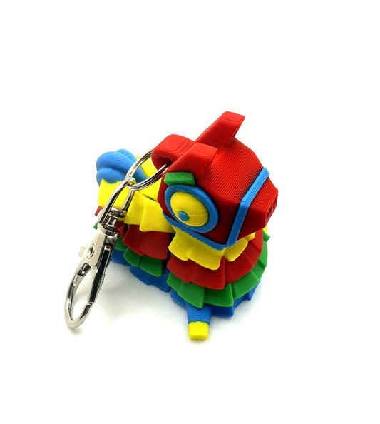 Pinata Figurine Keychain - Cinco de Mayo - Mini Figure - Llama