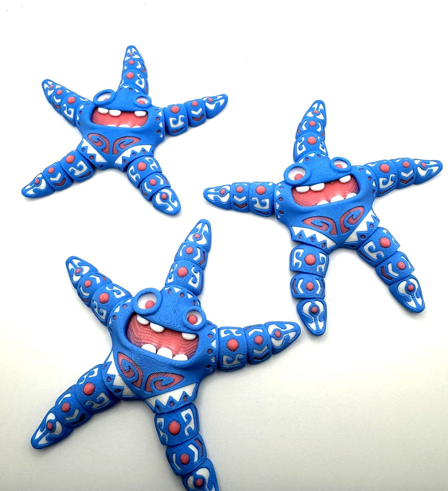 Whimsically Joyful Starfish Desk Toy - fidget toy - movable - home office