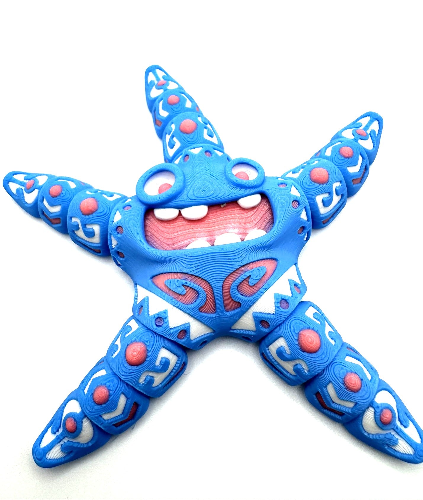 Whimsically Joyful Starfish Desk Toy - fidget toy - movable - home office