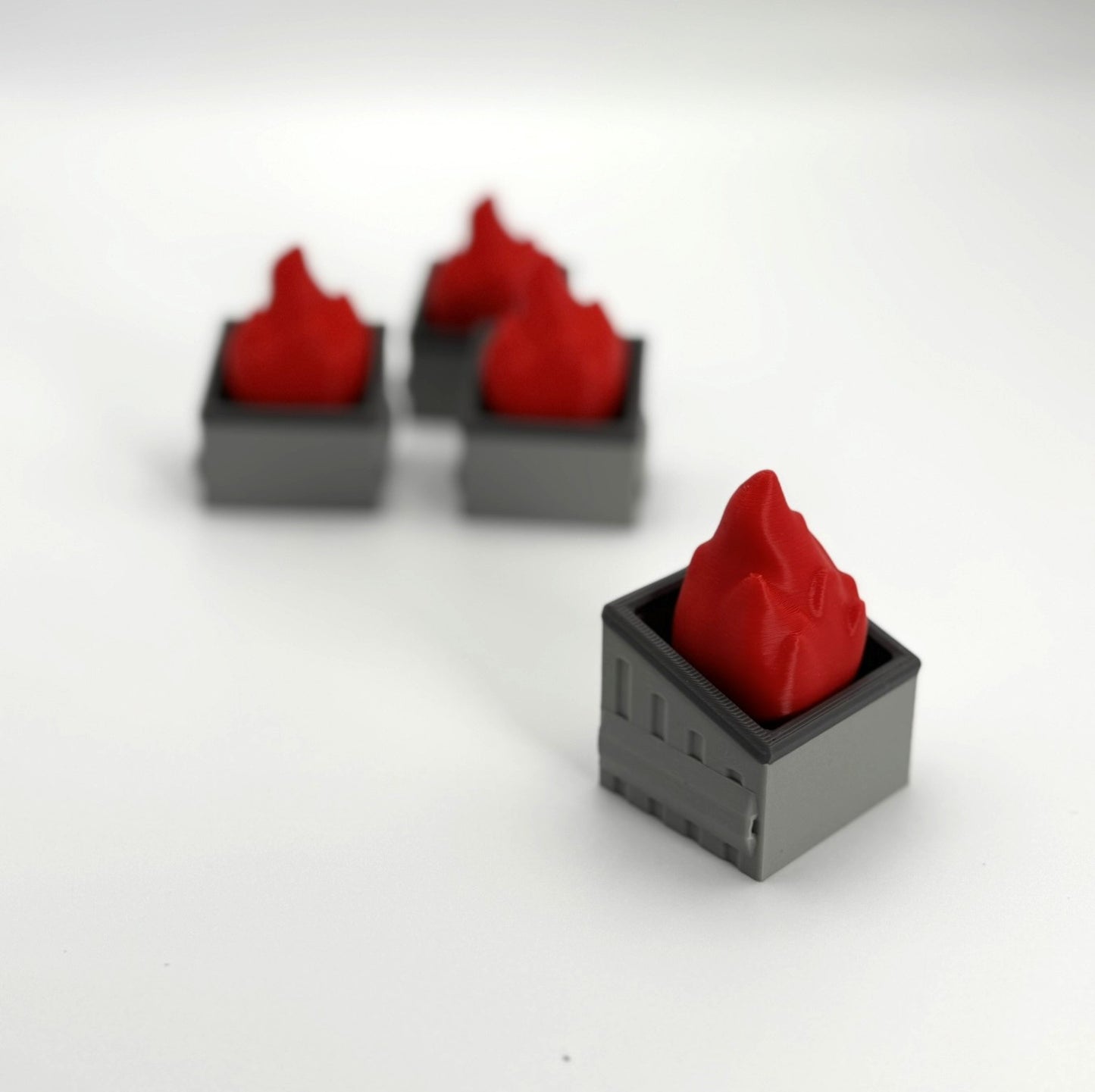 Dumpster Fire Clicker Fidget Toy – Stress Relief Desk Toy