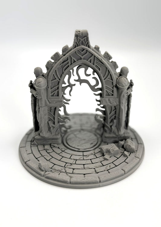 Ancient Portal Miniature Terrain for Tabletop Gaming, D&D, RPG, Fantasy
