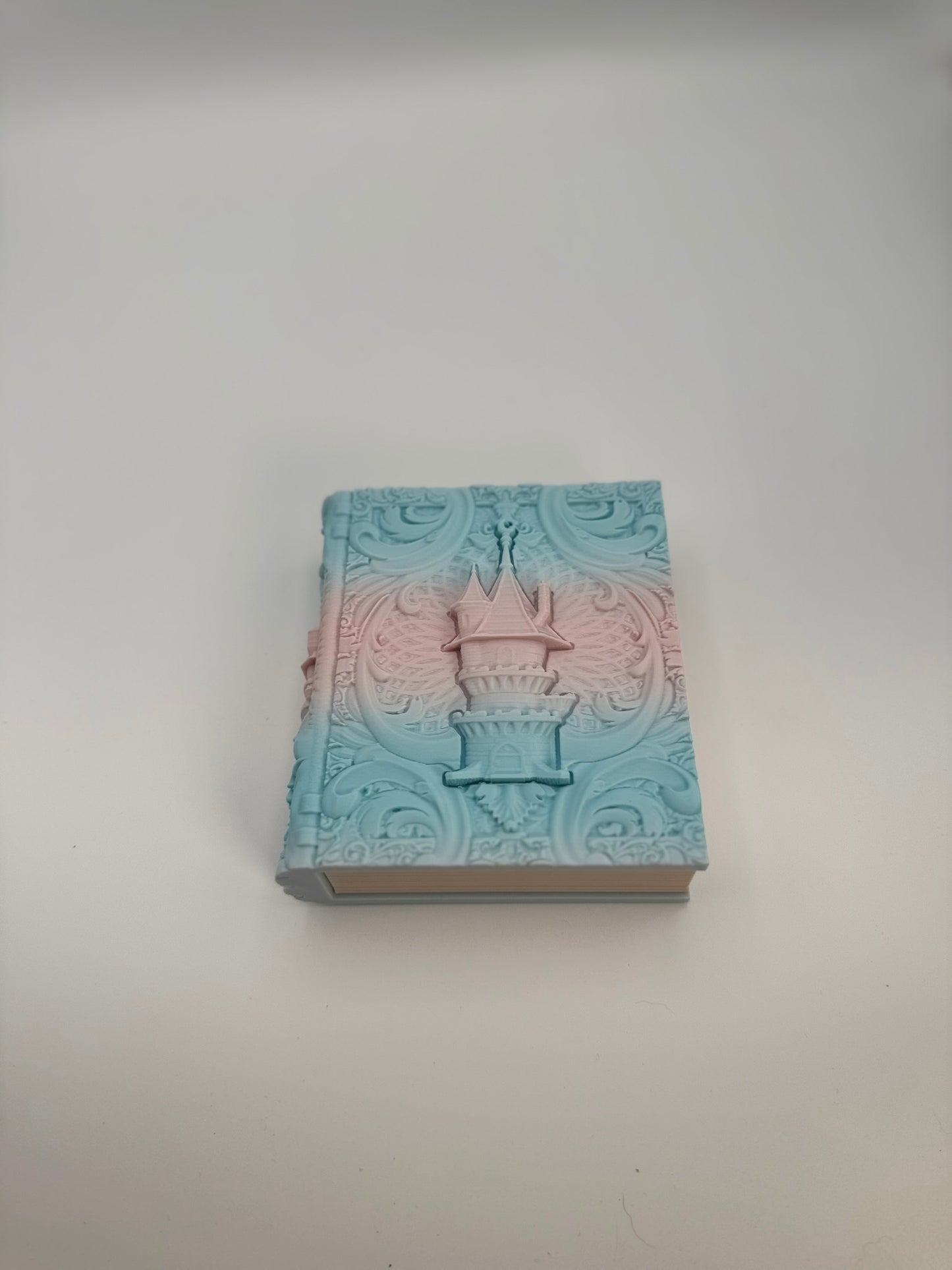 Book Themed Dice Tome Tray Multicolor Cotton Candy Castle DnD RPG Holder Gift