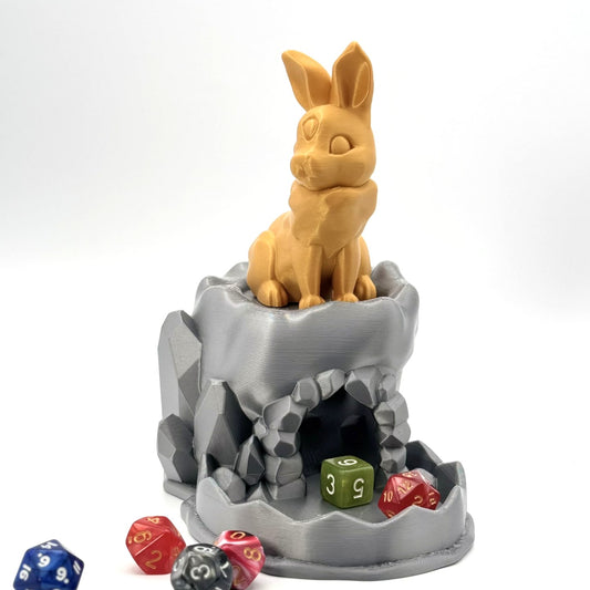 Mystical Rabbit Dice Tower Roller – Fantasy Tabletop RPG Dice Accessory Gift