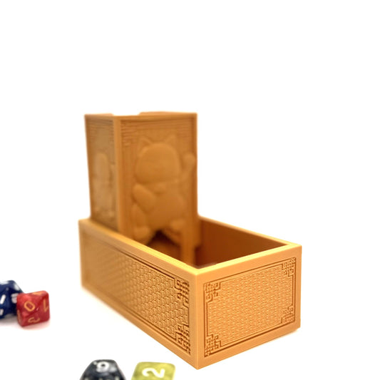 Folding Dice Tower with Smiling Kitty | Tabletop RPG & Board Games | DnD, Magic