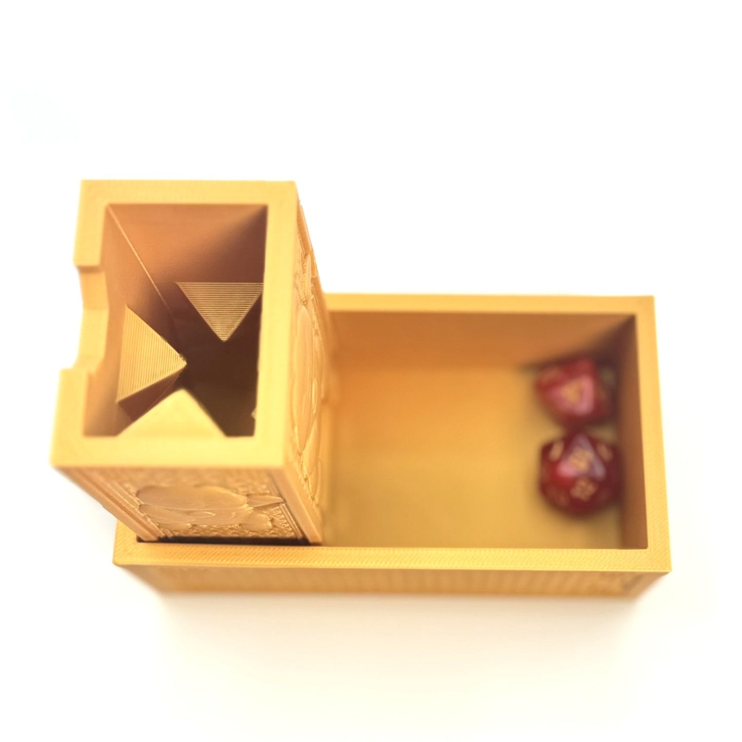 Folding Dice Tower with Smiling Kitty | Tabletop RPG & Board Games | DnD, Magic
