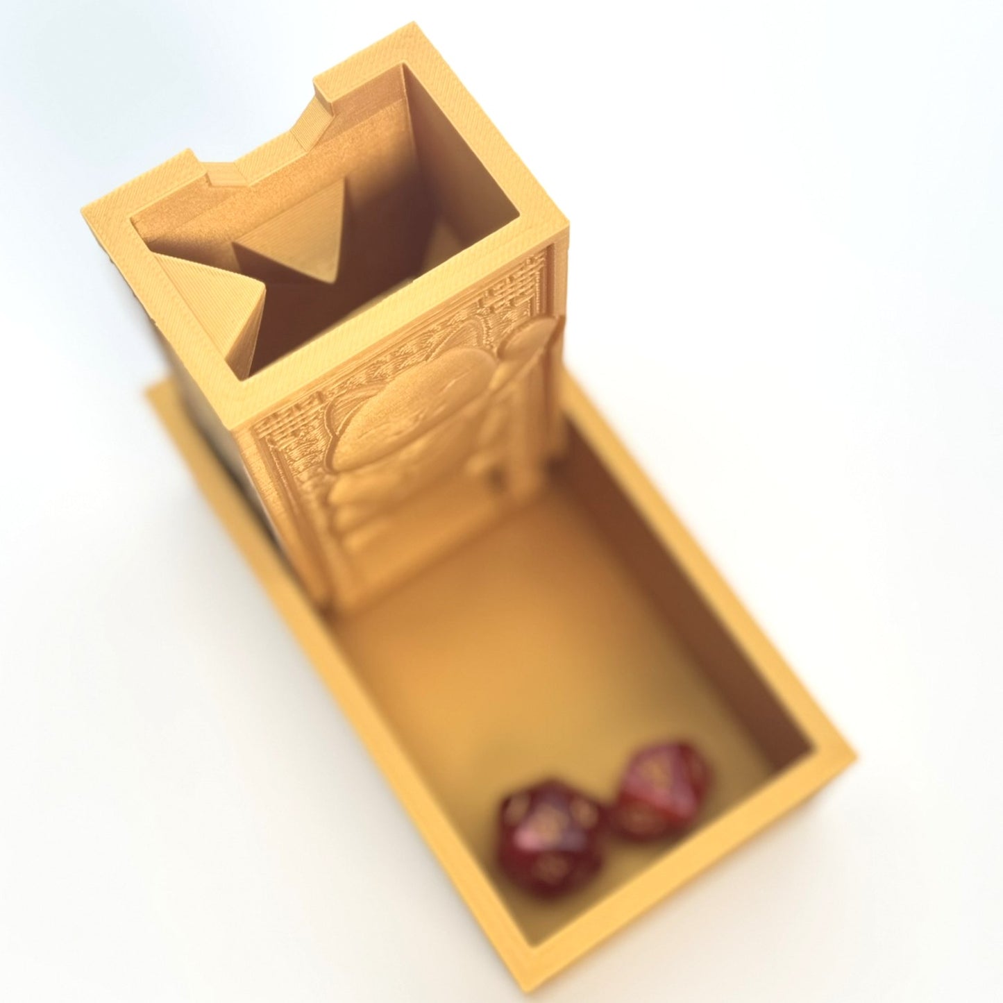 Folding Dice Tower with Smiling Kitty | Tabletop RPG & Board Games | DnD, Magic
