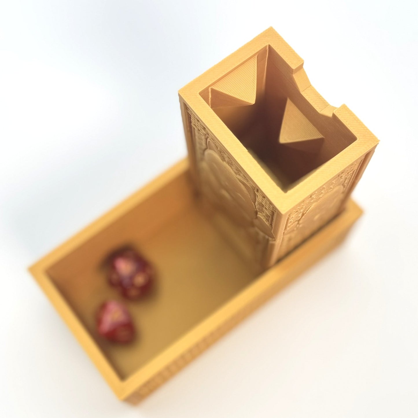 Folding Dice Tower with Smiling Kitty | Tabletop RPG & Board Games | DnD, Magic