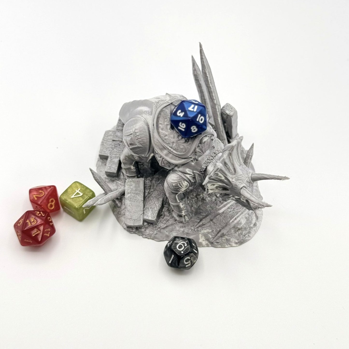 Fighting Dinosaur Dice Throne Tabletop gaming - Triceratops Protector Stand
