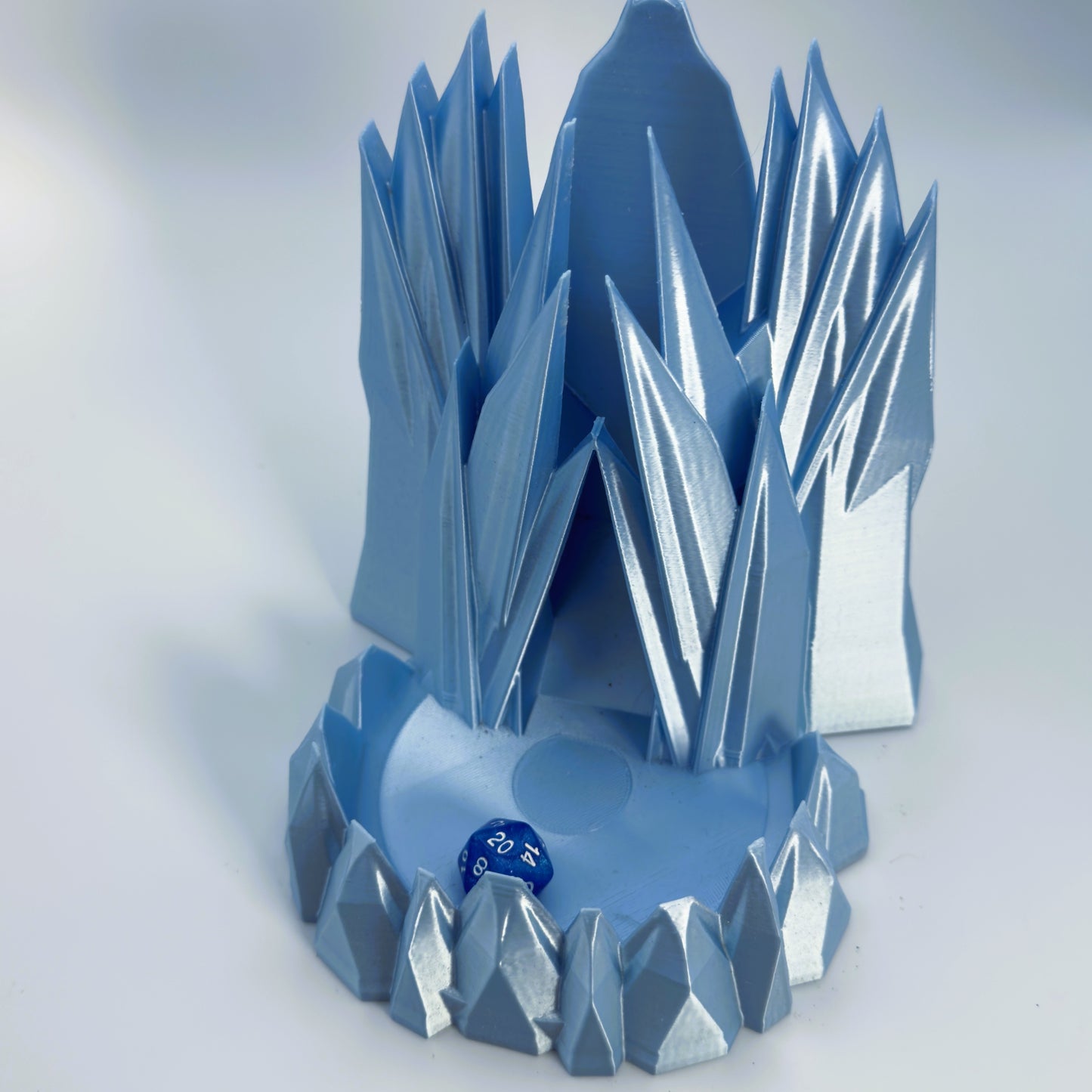 Frozen castle inspired dice tower for tabletop RPG