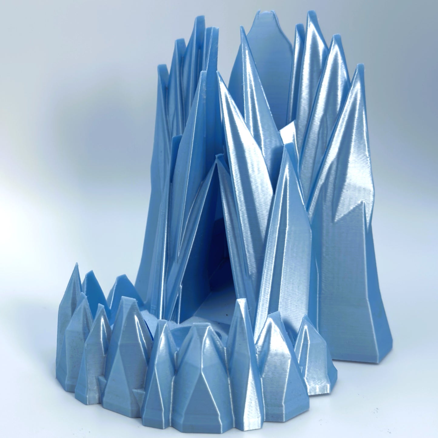 Frozen castle inspired dice tower for tabletop RPG