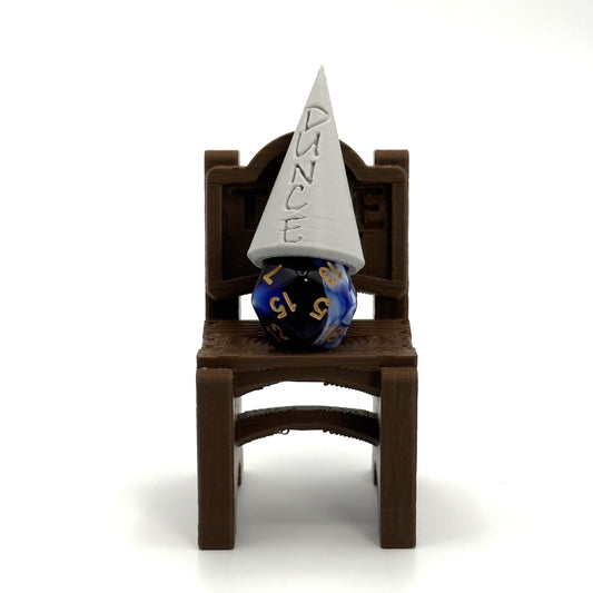 Dice Jail Time Out Chair – Funny DnD RPG Punishment Seat
