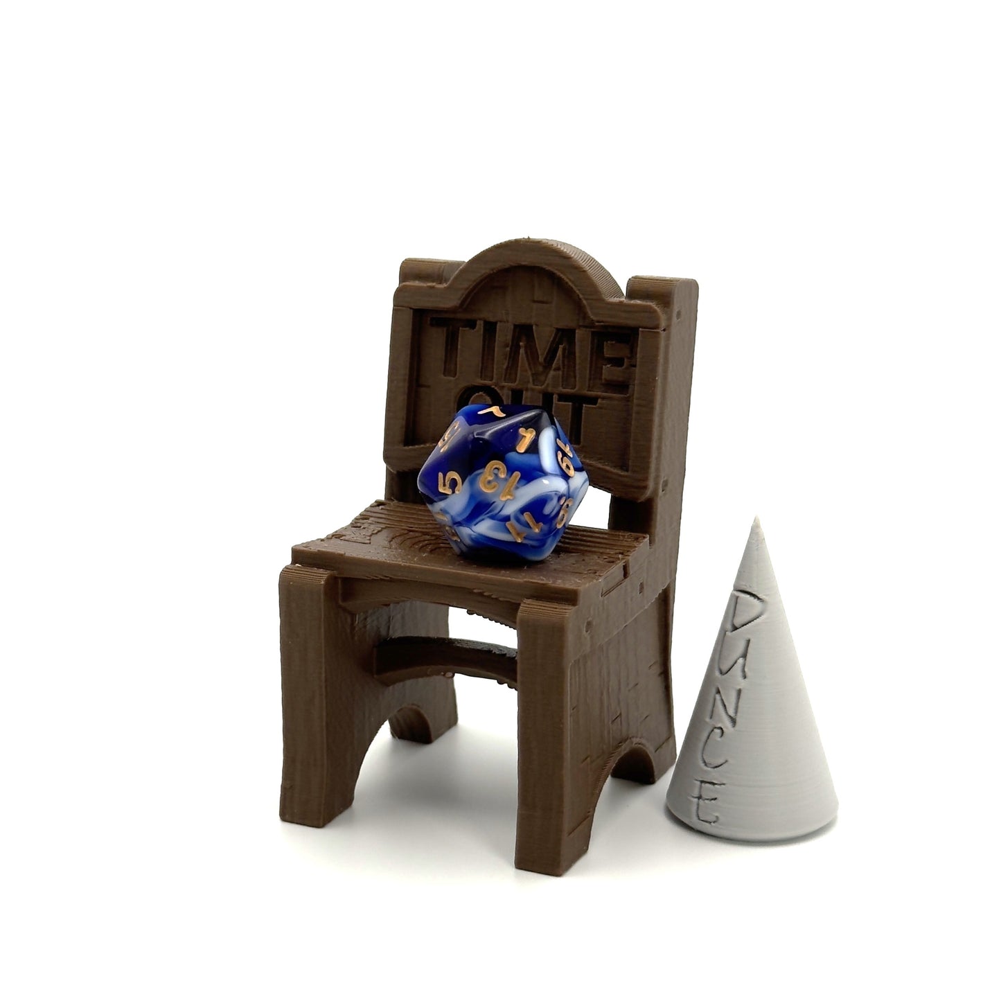 Dice Jail Time Out Chair – Funny DnD RPG Punishment Seat