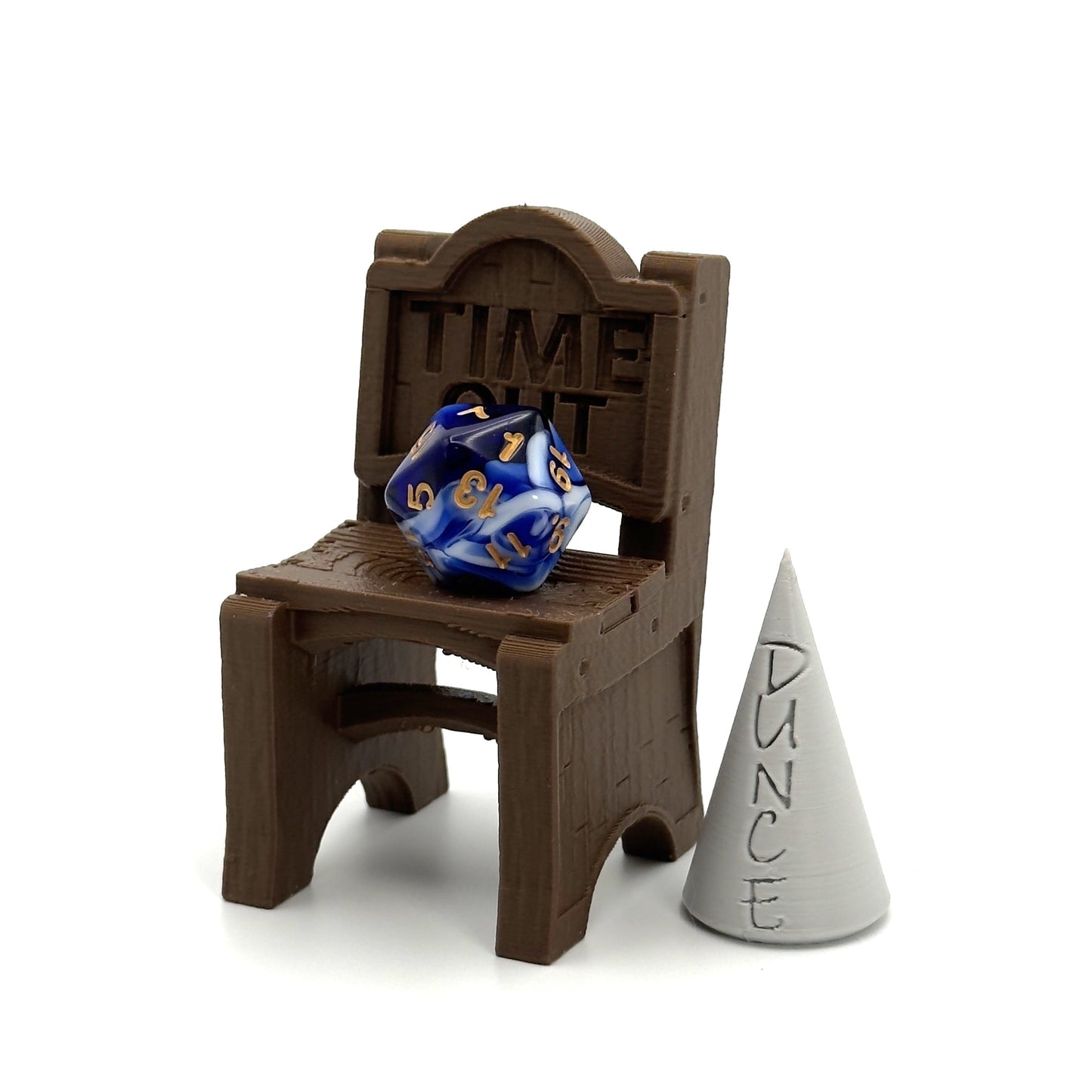 Dice Jail Time Out Chair – Funny DnD RPG Punishment Seat