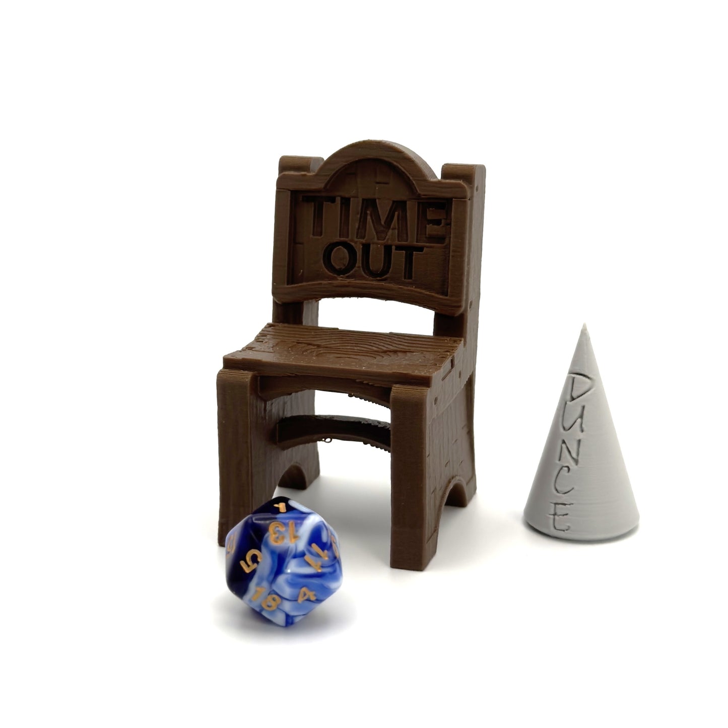 Dice Jail Time Out Chair – Funny DnD RPG Punishment Seat