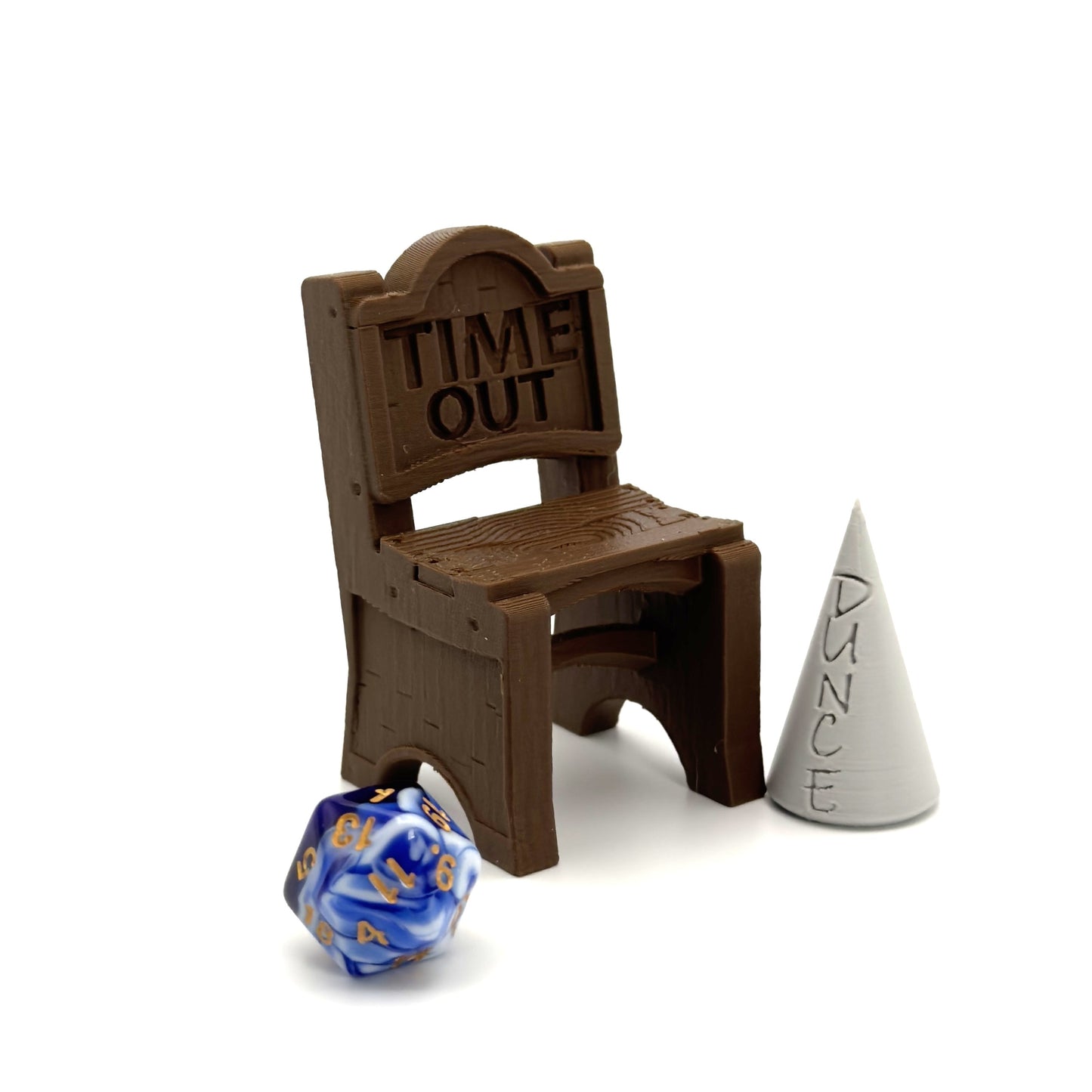 Dice Jail Time Out Chair – Funny DnD RPG Punishment Seat