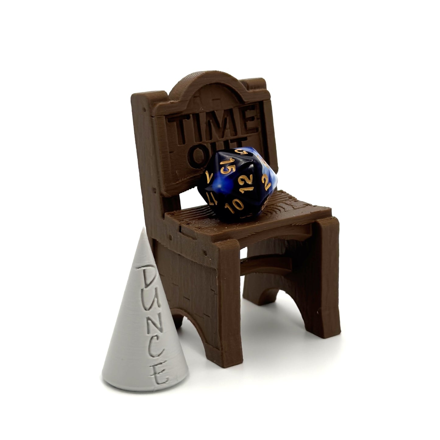 Dice Jail Time Out Chair – Funny DnD RPG Punishment Seat