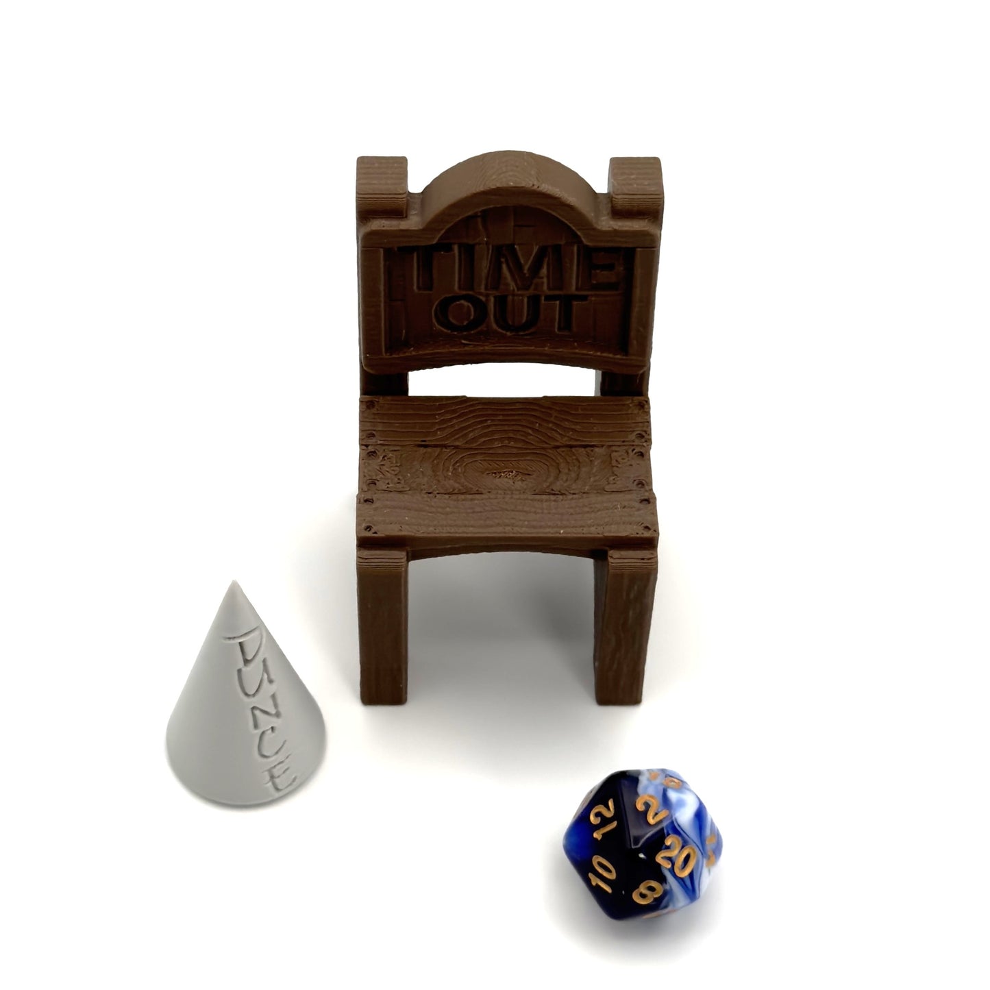 Dice Jail Time Out Chair – Funny DnD RPG Punishment Seat