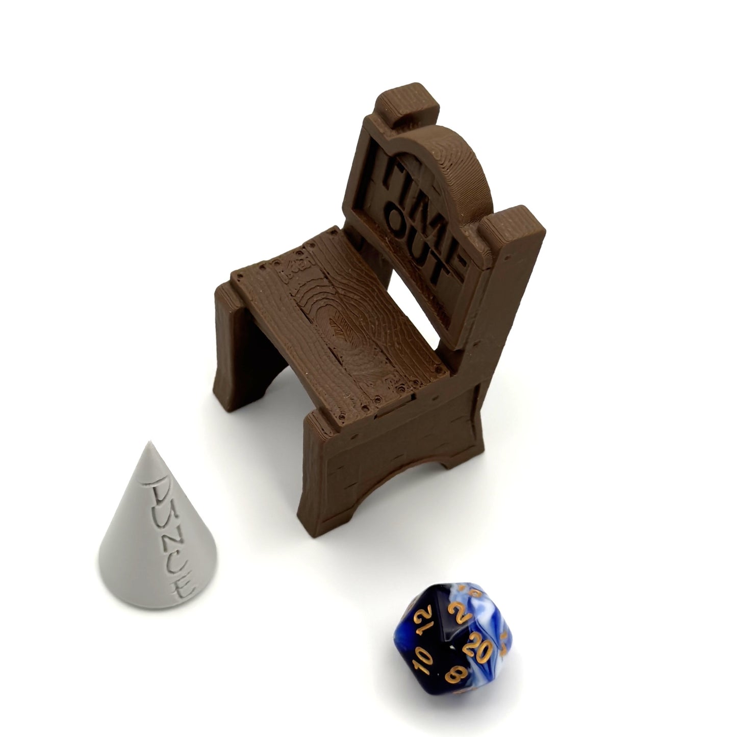 Dice Jail Time Out Chair – Funny DnD RPG Punishment Seat