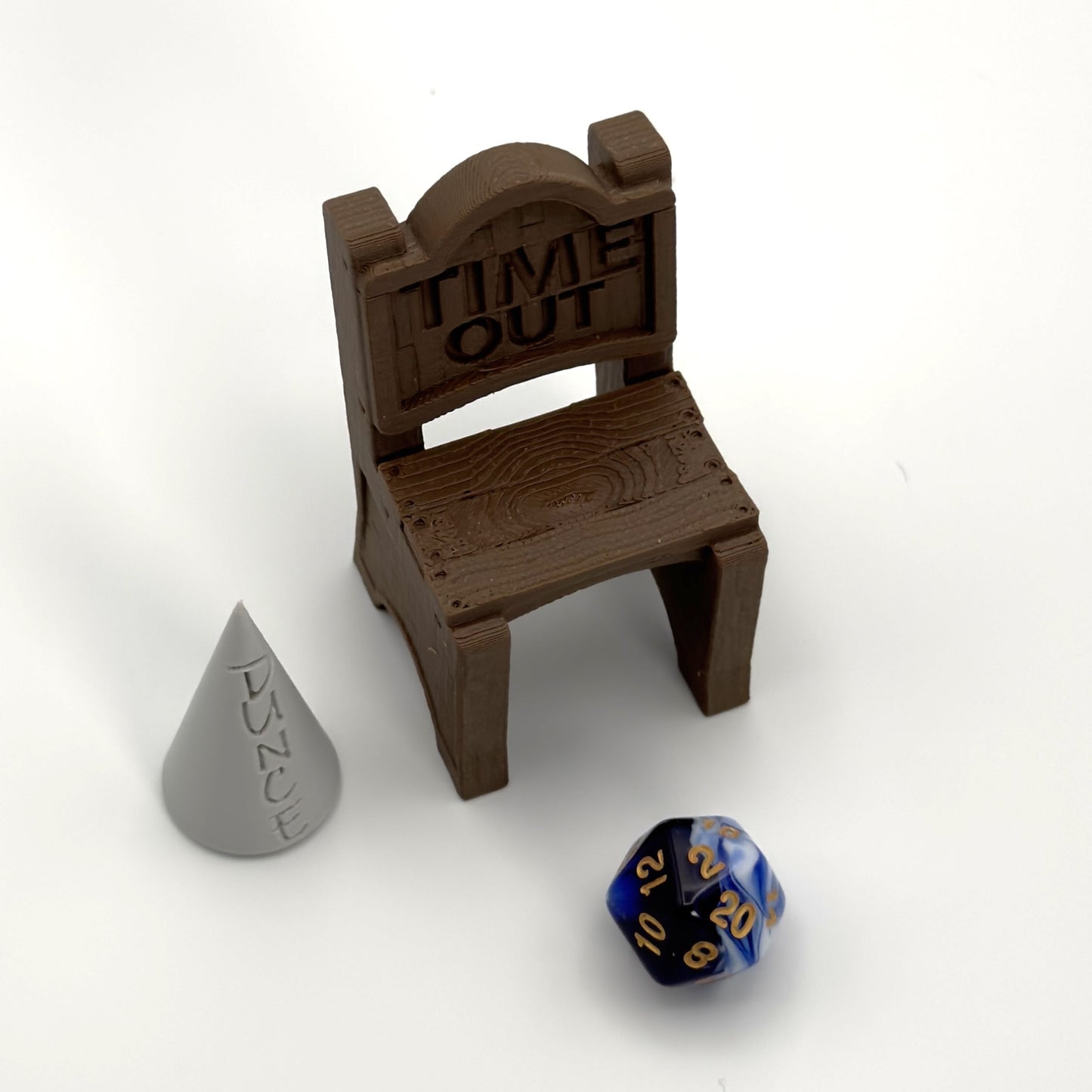 Dice Jail Time Out Chair – Funny DnD RPG Punishment Seat