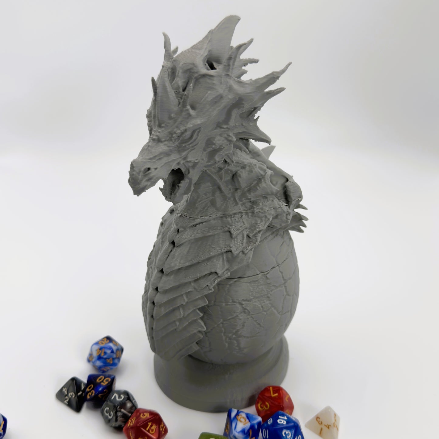 Dragon Egg Dice Vault - Tabletop RPG Dice Storage for 2-3 Sets