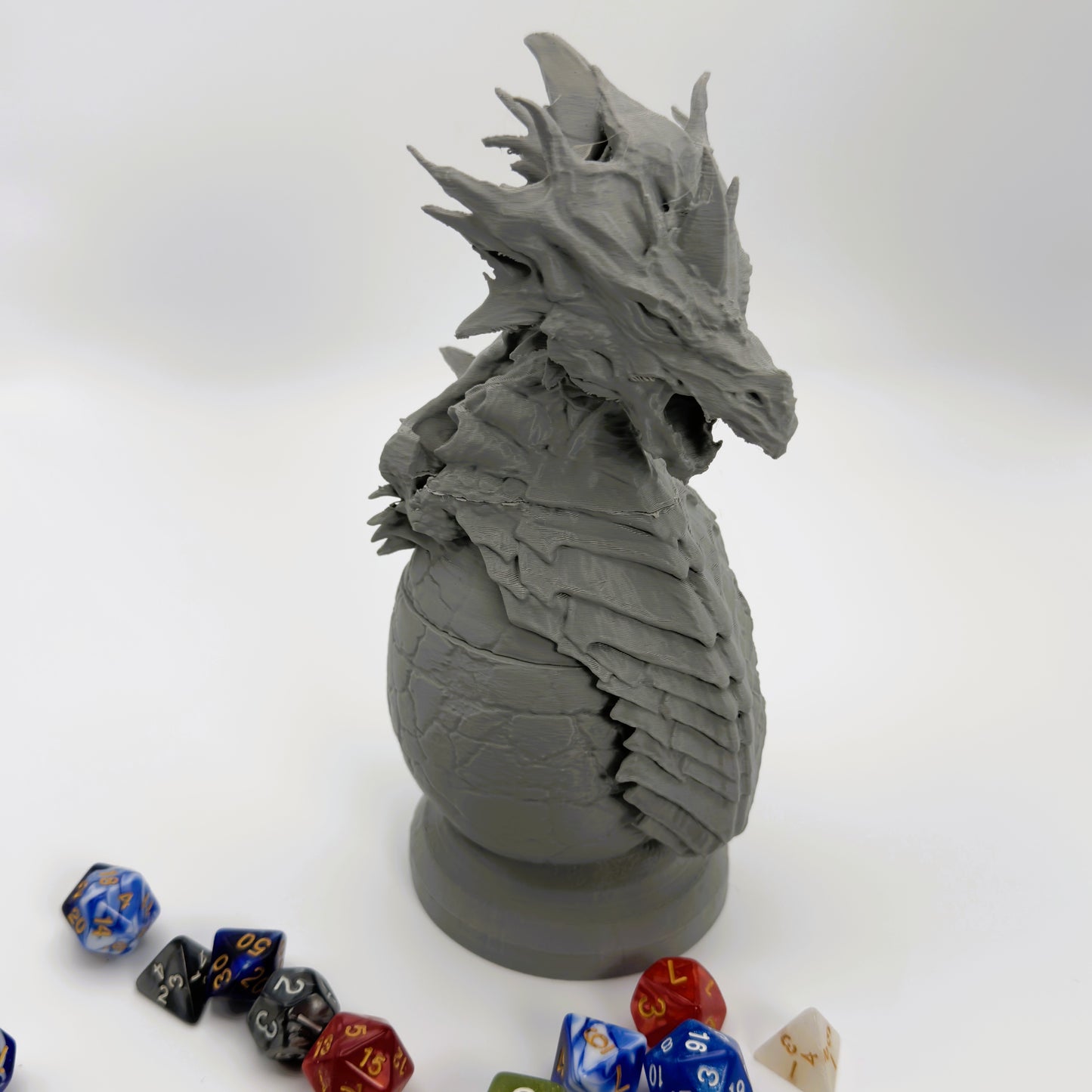 Dragon Egg Dice Vault - Tabletop RPG Dice Storage for 2-3 Sets
