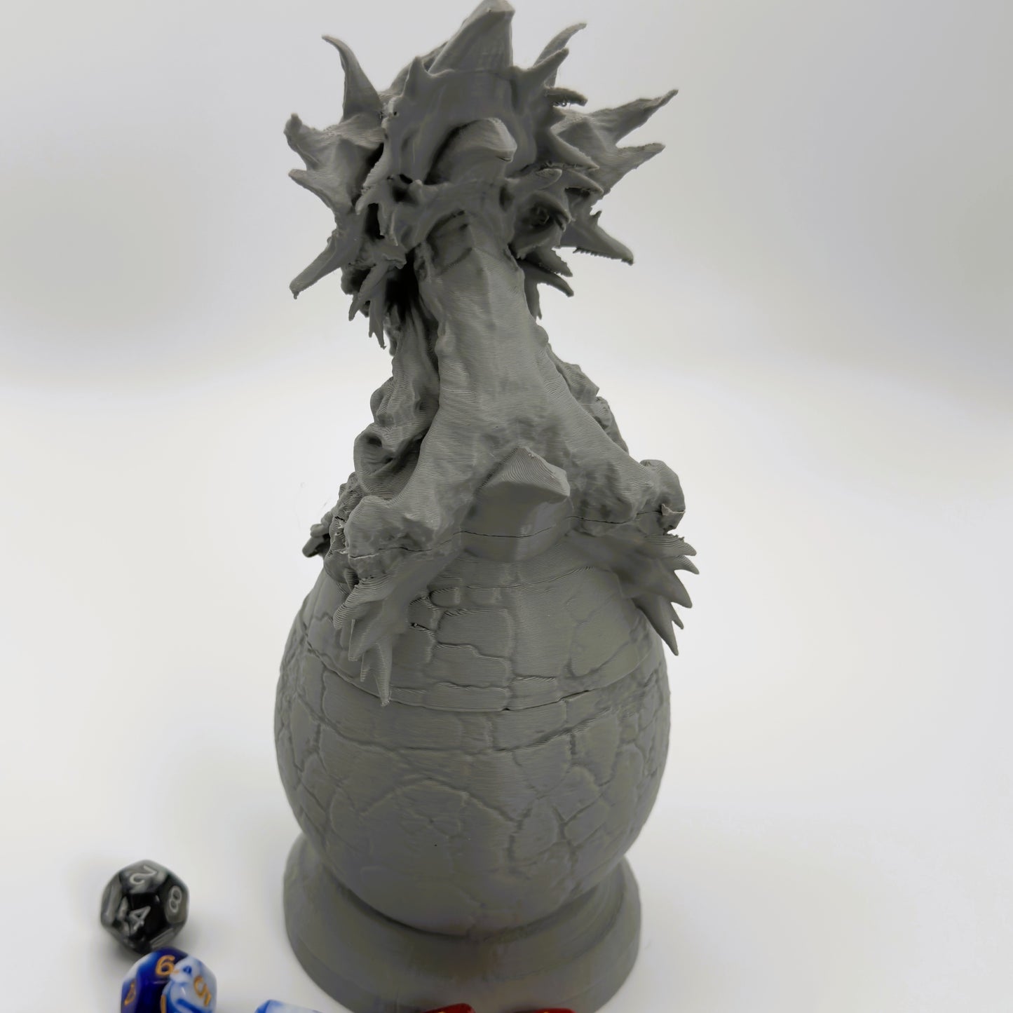Dragon Egg Dice Vault - Tabletop RPG Dice Storage for 2-3 Sets