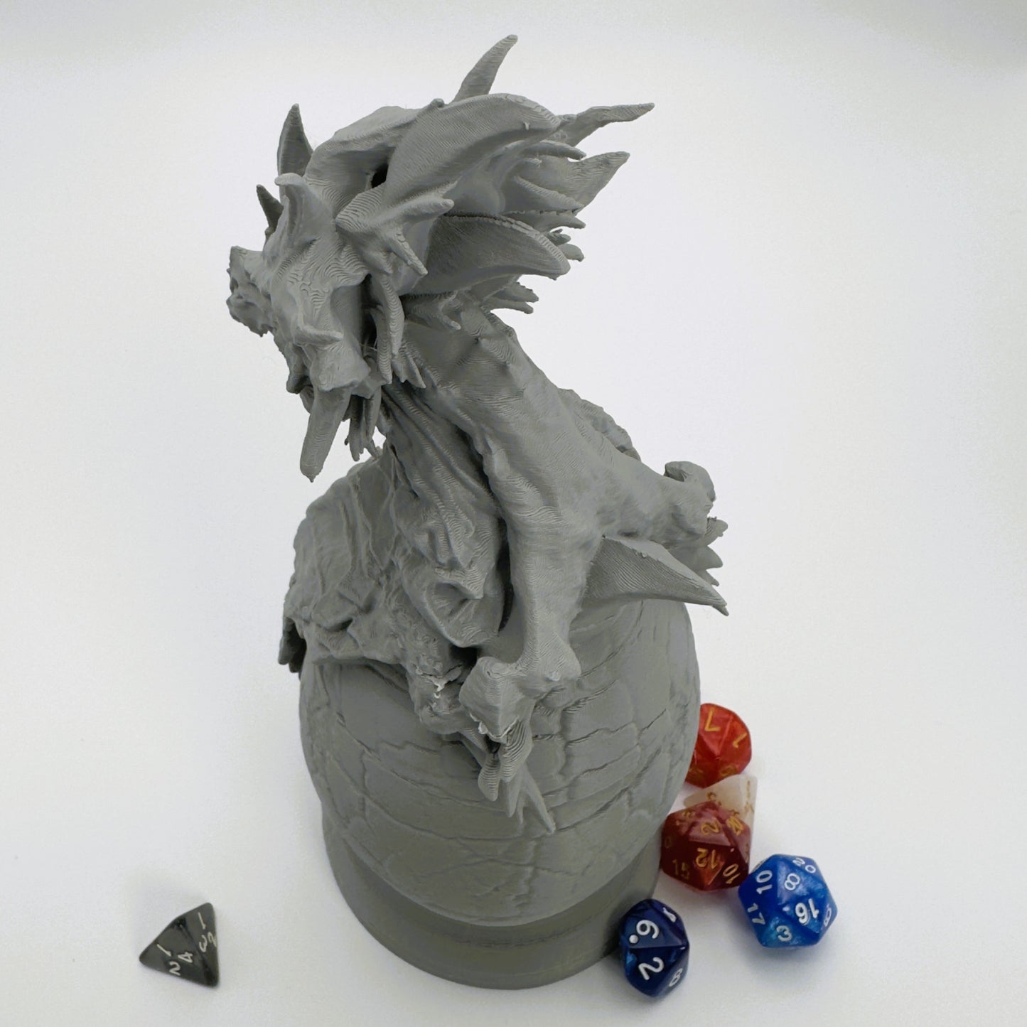 Dragon Egg Dice Vault - Tabletop RPG Dice Storage for 2-3 Sets