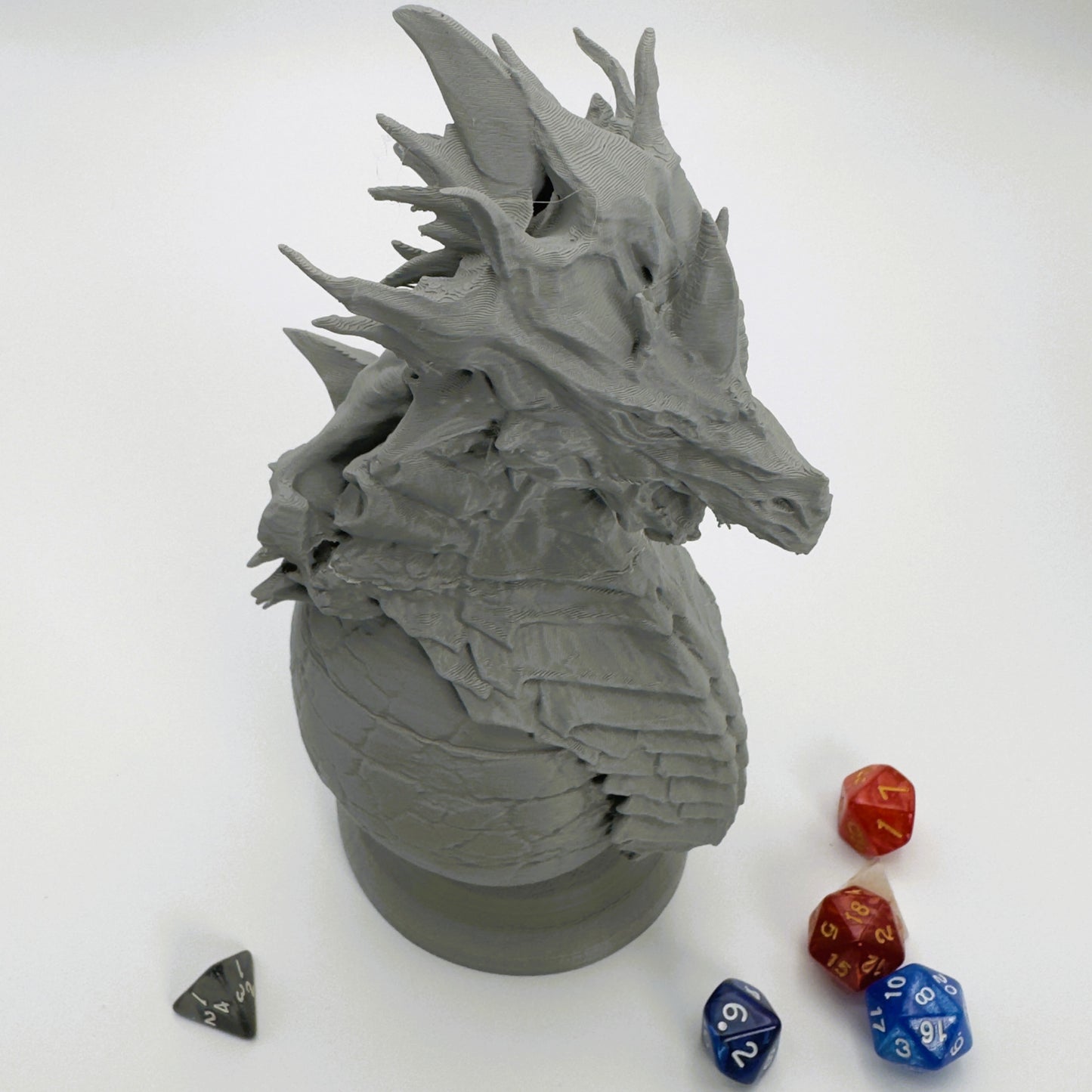 Dragon Egg Dice Vault - Tabletop RPG Dice Storage for 2-3 Sets