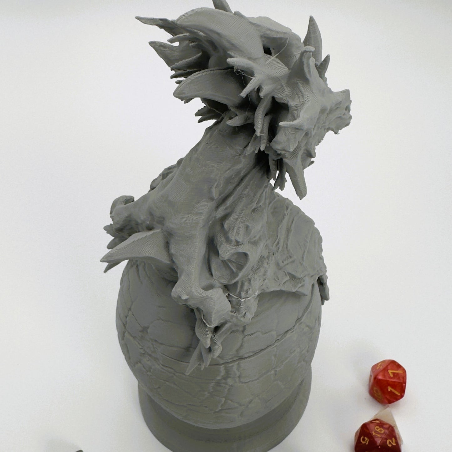 Dragon Egg Dice Vault - Tabletop RPG Dice Storage for 2-3 Sets