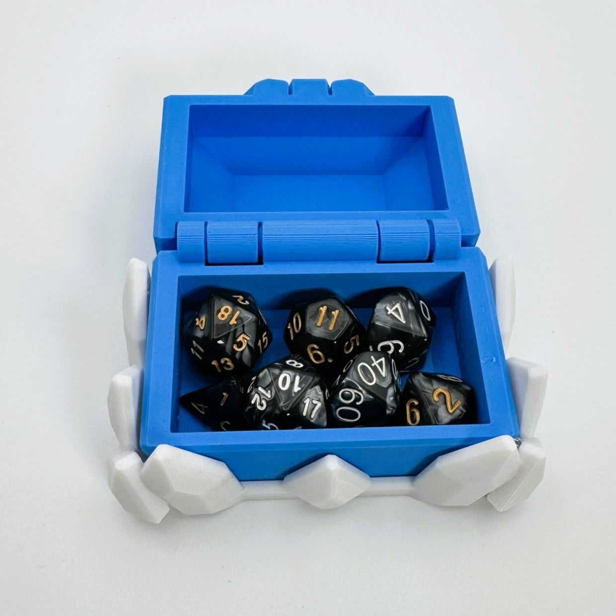Dice Vault and Storage - Frozen themed treasure for TTRPG games